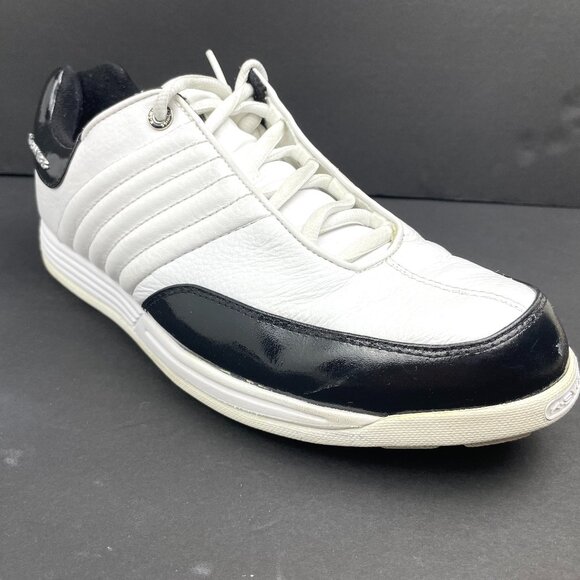 K‑SWISS Men’s Court White & Black Sneakers Skate Shoes Size US 11.5 / EUR 45 - Picture 4 of 13